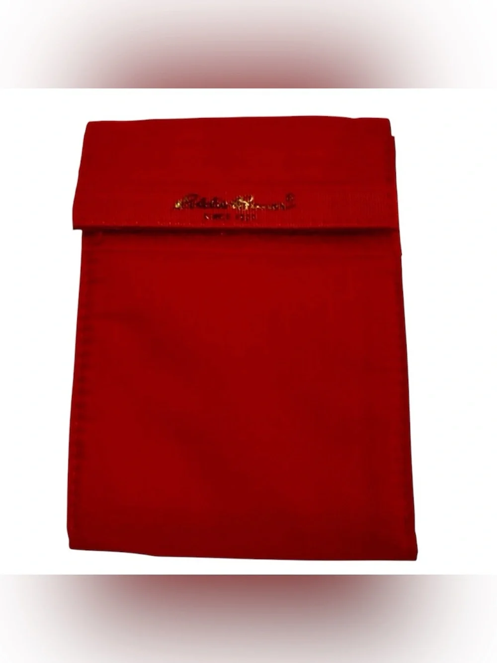 Eddie Bauer Red Nylon Trifold Wallet Organizer Travel Outdoor Style